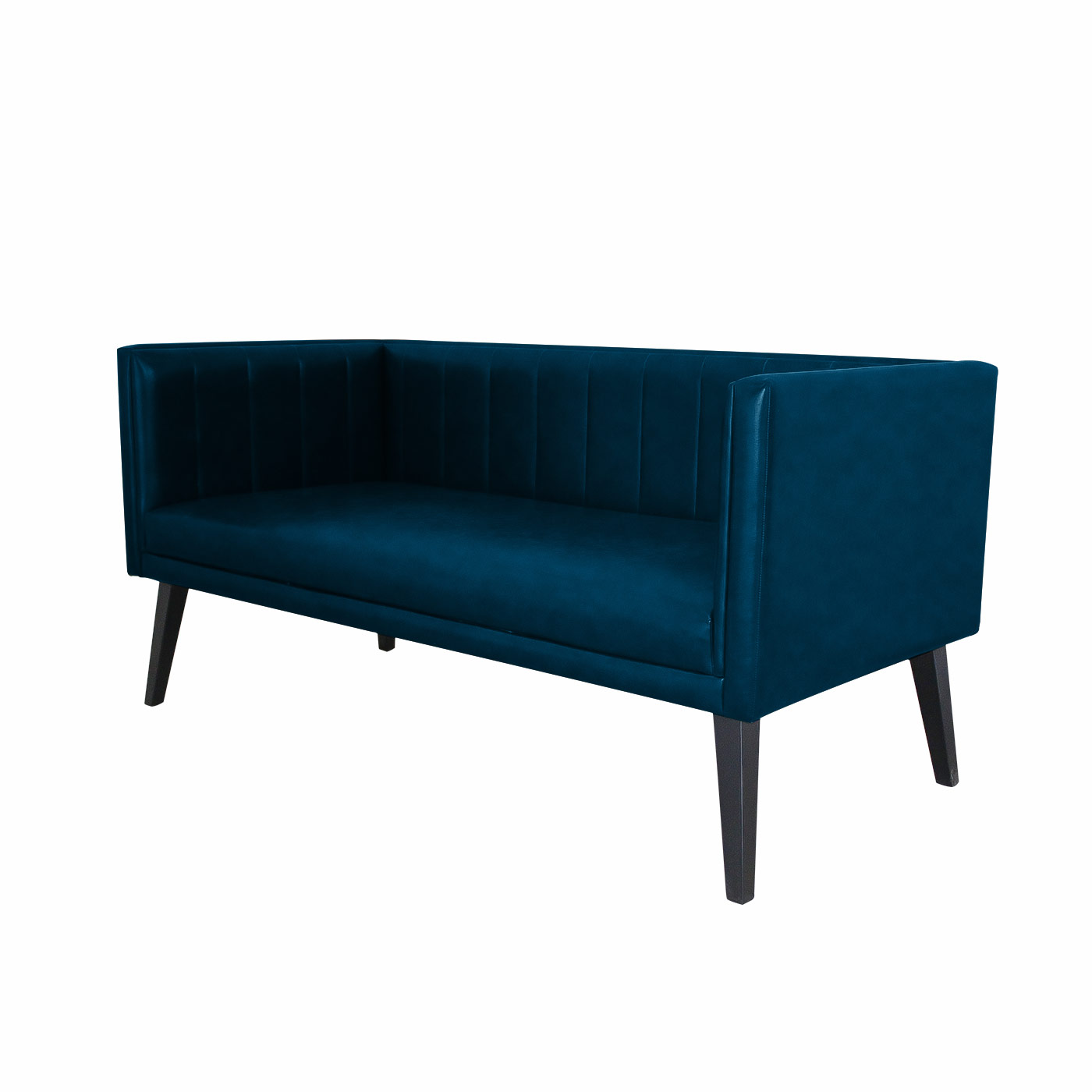 Melrose Dark Blue Black Double Sofa