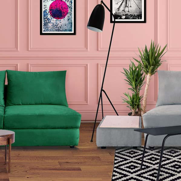 Elgin Ebony Sofa(Clearence)