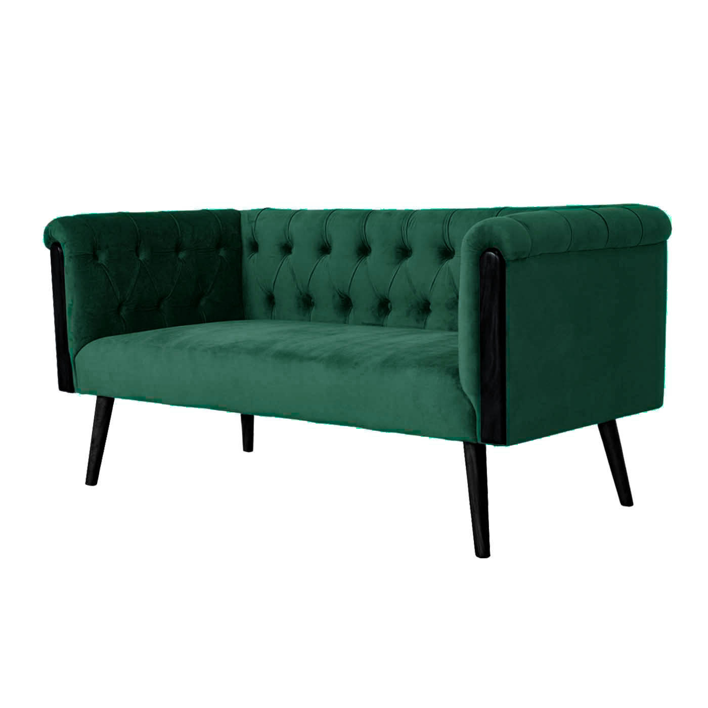 Chesterfield  Ebony Double Sofa