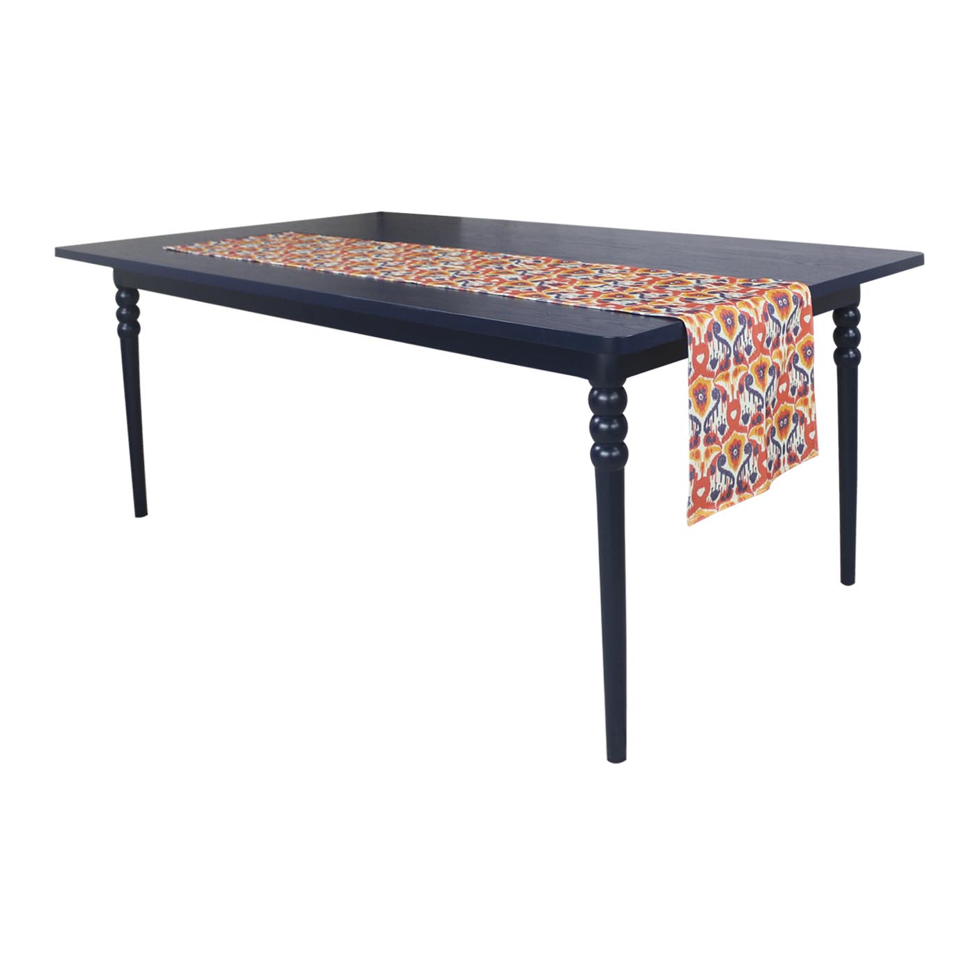 Ikat Blue and Orange Runner (Limited Edition)