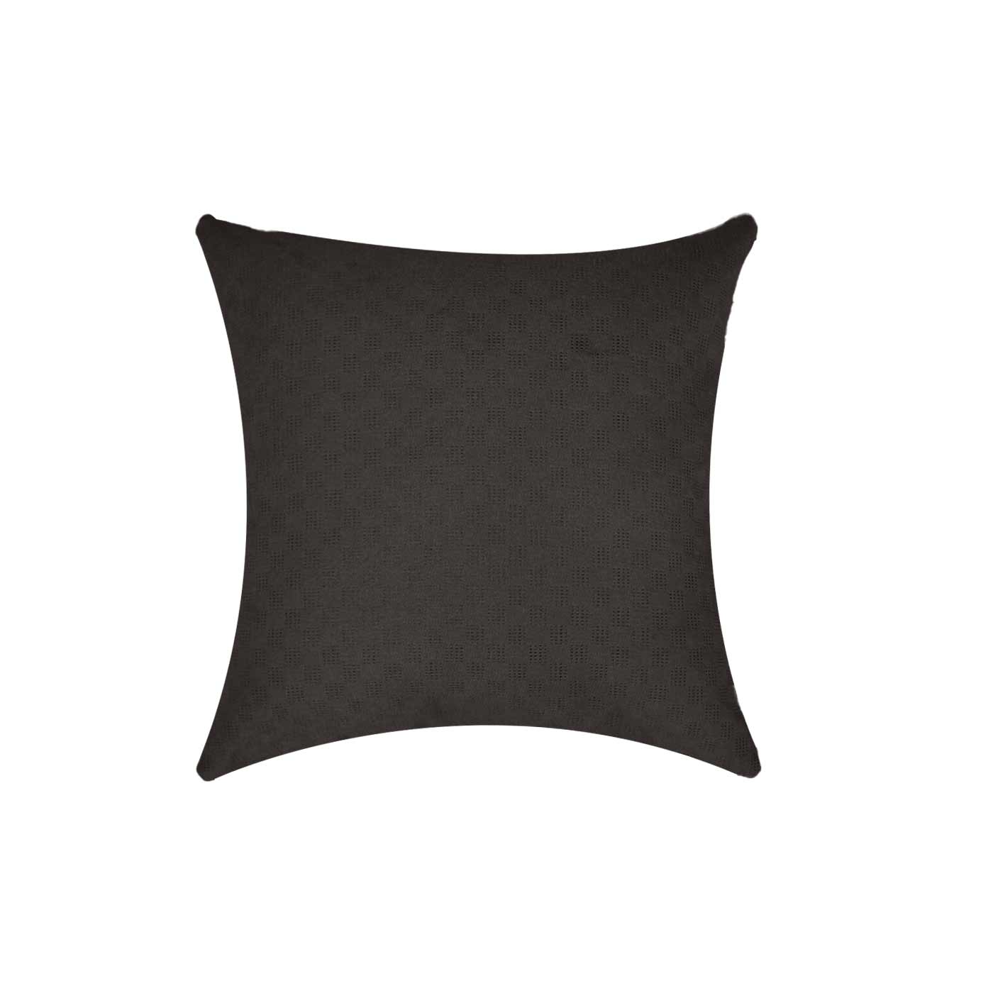 Muko Perforated Square Brown Cushion